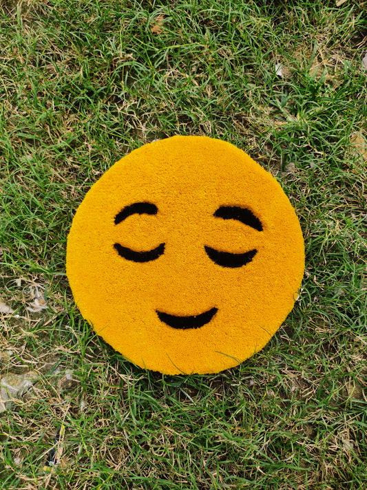 Cheerful Embrace Emoji Rug - Brighten Your Space!